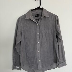 Adolfo Woman’s Shirt Collectibles Black and White Size 9/10